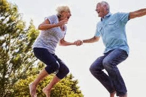 Les joies du trampoline