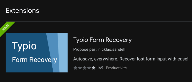 L'extension pour Chromebok L'extension pour Chromebok