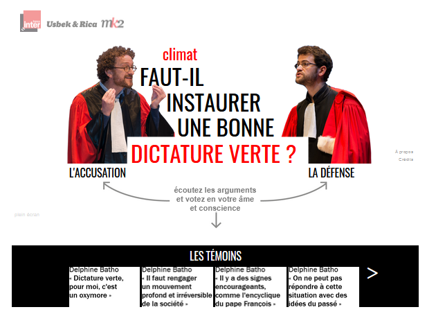 Et, maintenant place à la DICTATURE CLIMATIQUE !