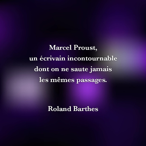 À propos de Marcel Proust
