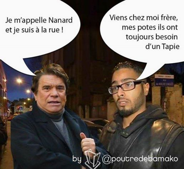 Encore que le Tapie volé est beaucoup plus rare que le Tapie volant !