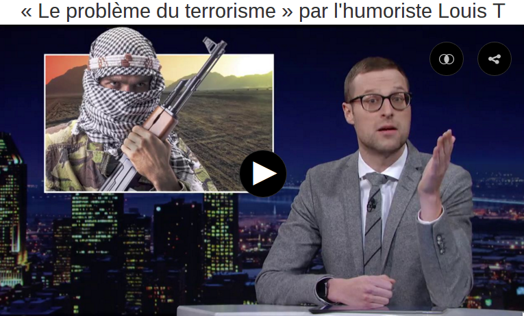 Les chiffres du terrorisme par l'humoriste canadien Louis T
