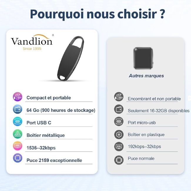 Enregistreur vocal + IA : comment j'évite 280 € d'abonnement avec un Vandlion à 60 €rticle n°7885