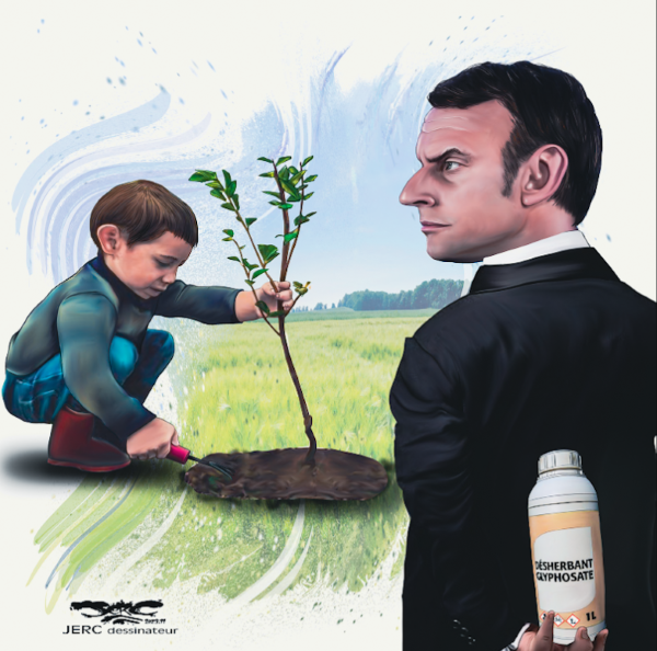 Image JERC + Lighroom. C'est l'image plus représentative de Macron que j'ai trouvée