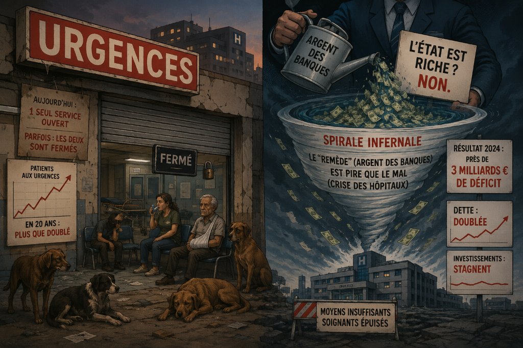 Quand nos hôpitaux, en ruine, jouent en bourse !