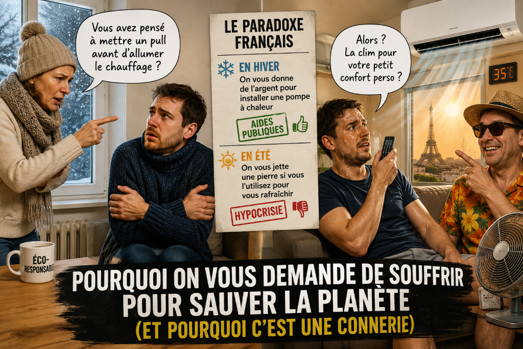 Pourquoi on vous demande de souffrir pour sauver la planète (et pourquoi c'est une connerie).