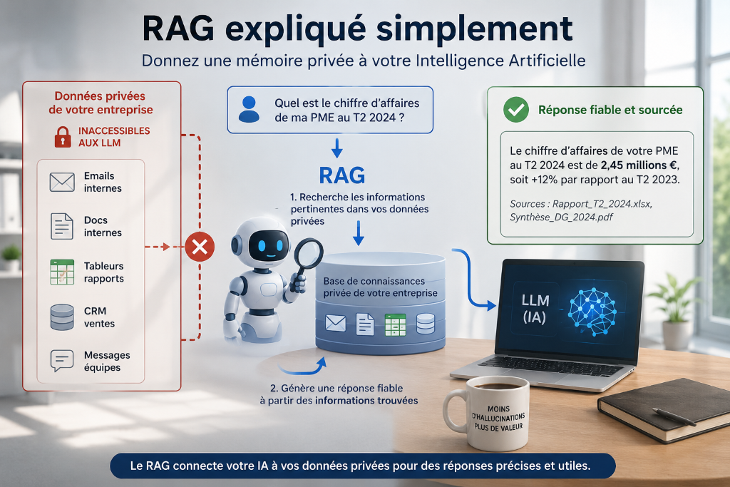 Le RAG expliqué simplement : Donnez une mémoire privée à votre Intelligence Artificielle