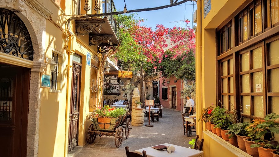 Chania, la vieille ville, près du port