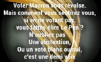 Pour ne pas le regretter pendant 5 ans, dimanche, il faut faire un vrai choix !