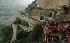 Le monastère suspendu de Heng Shan près de Datong, province de Shanxi, Chine