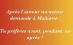 La réponse de la semaine