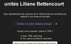 Convertisseur de revenus en unités Liliane Bettencourt
