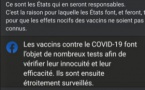 Quand Facebook utilise des fake news pour "accompagner" les commentaires ne respectant pas la doxa sur les vaccins