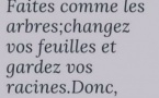 Une autre citation de la semaine