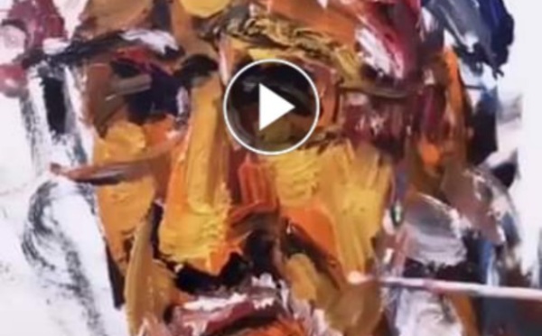 Un peintre de rue extraordinaire