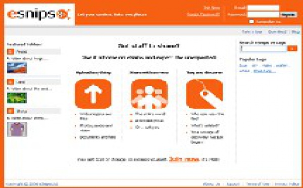 eSnips ; encore mieux que Yousendit !