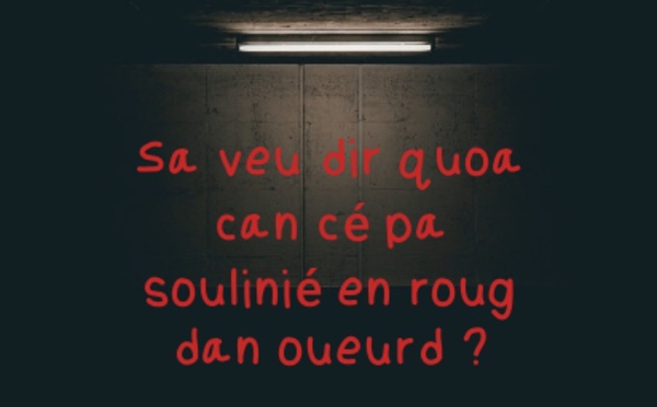 La faute de l'orthographe