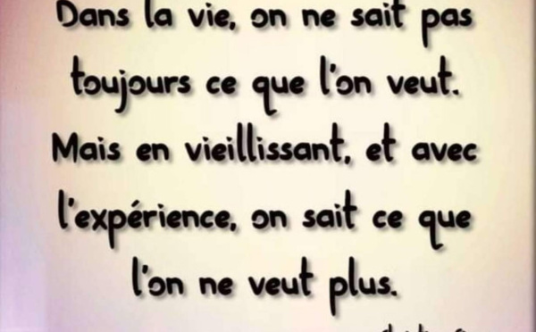 La pensée de la semaine