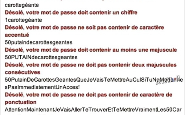 Les mots de passe