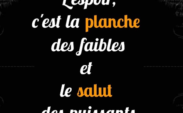 La pensée de la semaine