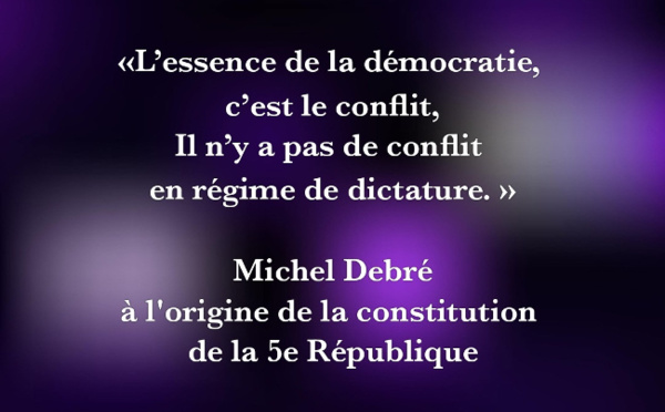 La parole est à Michel Debré, concepteur de la constitution de la 5e république