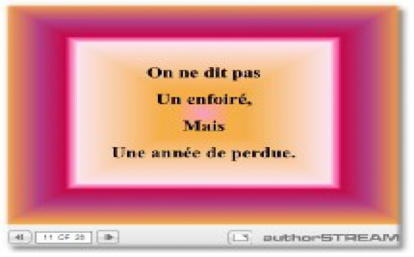 On ne dit pas ...