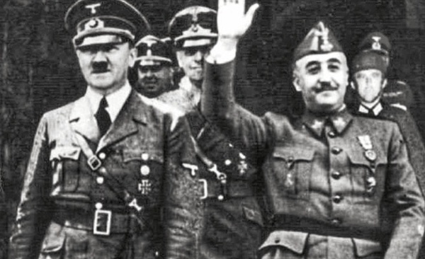 Adolf Hitler et Francisco Franco en 1940