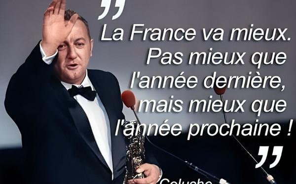 L'optimisme, vu par Coluche