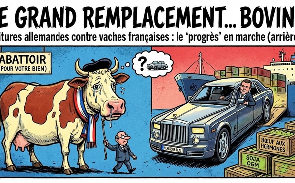 On massacre les vaches françaises. Notre pays sacrifié sur l'autel du Mercosur !
