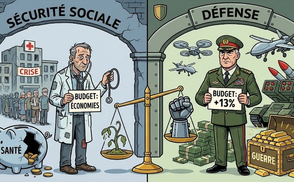 Des pansements ou des munitions ?  Le budget qui avoue tout