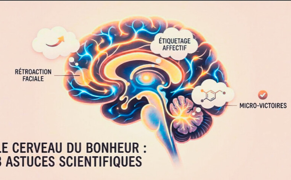 Trois Astuces Cérébrales pour vous procurer un peu de bonheur