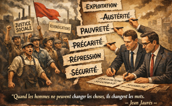 « Quand les hommes ne peuvent plus changer les choses, ils changent les mots ».  Jean Jaurès (1859-1914)