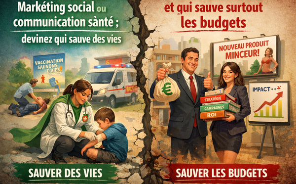 Marketing social ou communication santé : devinez qui sauve des vies (et qui sauve surtout les budgets)