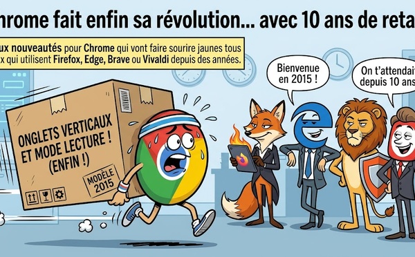 Chrome fait enfin sa révolution… avec 10 ans de retard