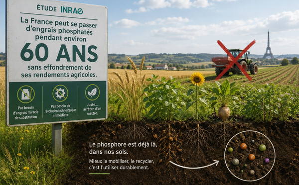 Phosphore dans nos sols : on a 60 ans pour trouver une solution — et c'est une bonne nouvelle.