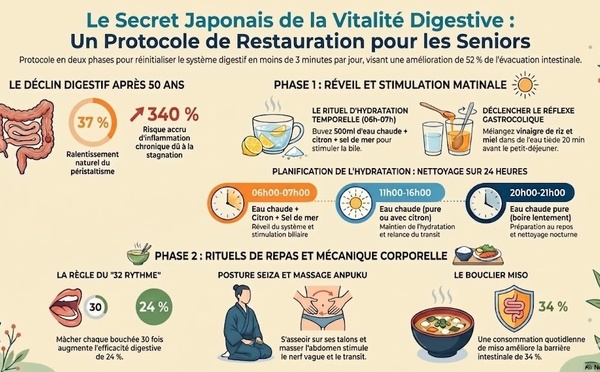 Méthodes japonaises pour prévenir et améliorer les problèmes digestifs chez les personnes âgées