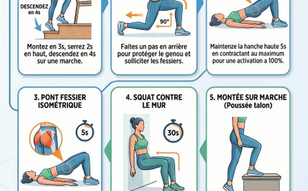 Oubliez la marche ! 5 exercices pour retrouver une musculature saine