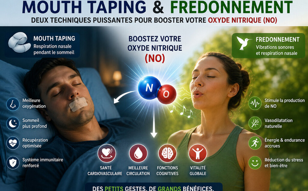 Le Mouth Taping et le Fredonnement : Deux Techniques Puissantes pour Booster Votre Oxyde Nitrique (NO)