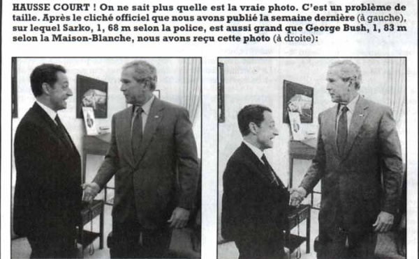 Sarkozy ; incident de l'histoire.