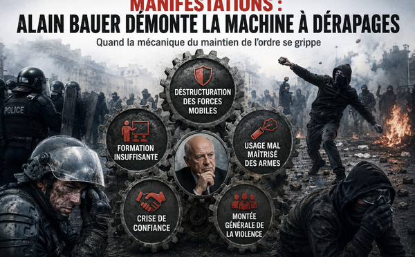 Manifestations : Alain Bauer démonte la machine à dérapages